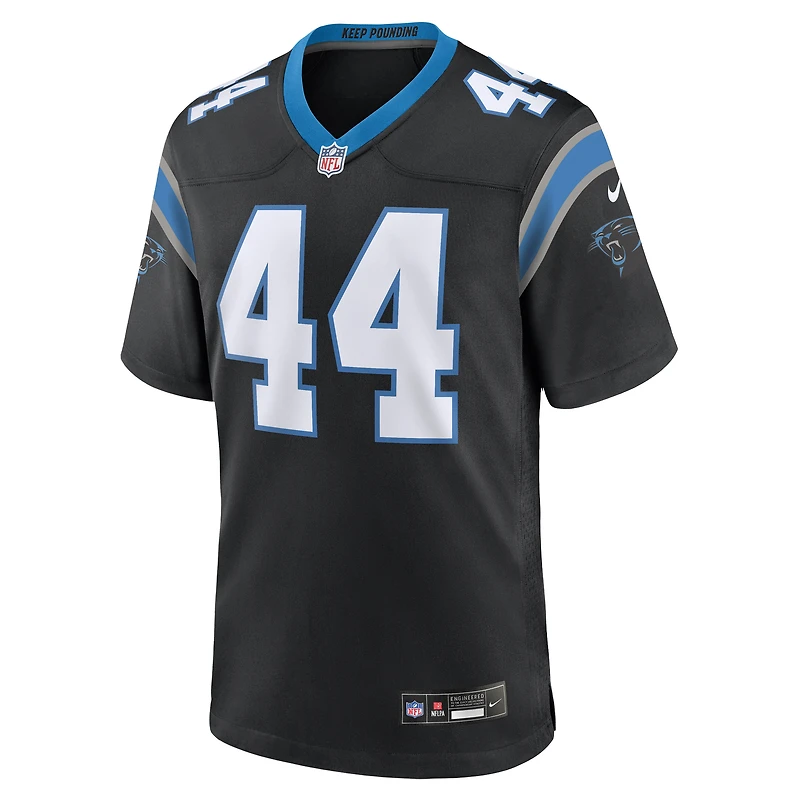 Nike J.J. pour homme Maillot Jansen Black Carolina Panthers Team Game
