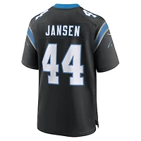 Nike J.J. pour homme Maillot Jansen Black Carolina Panthers Team Game
