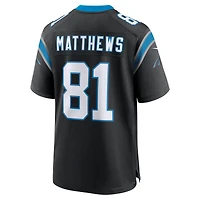 Men's Nike Jordan Matthews  Black Carolina Panthers Game Jersey
