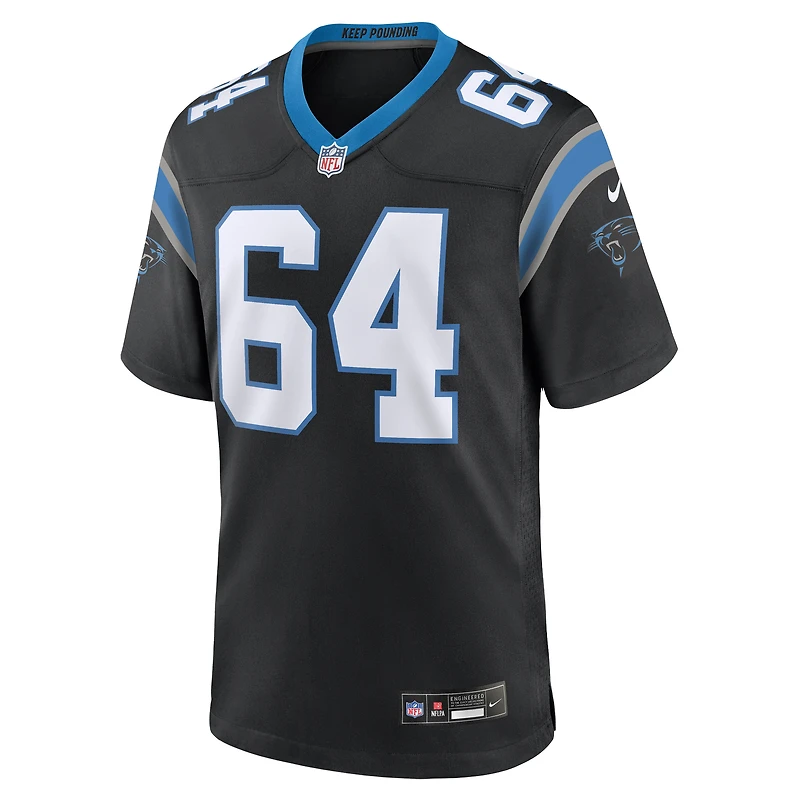 Men's Nike Justin McCray Black Carolina Panthers Team Game Jersey