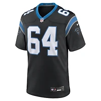 Men's Nike Justin McCray Black Carolina Panthers Team Game Jersey