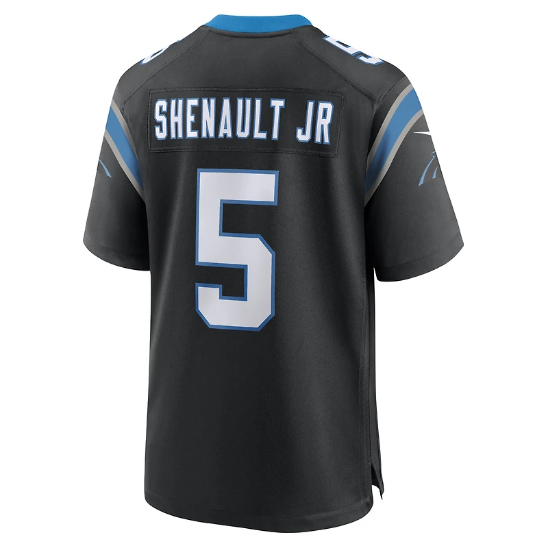 Maillot de match d'équipe Nike Laviska Shenault Jr. pour hommes, noir, Carolina Panthers