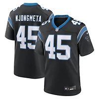 Maillot de match Nike Maema Njongmeta noir des Panthers la Caroline pour homme