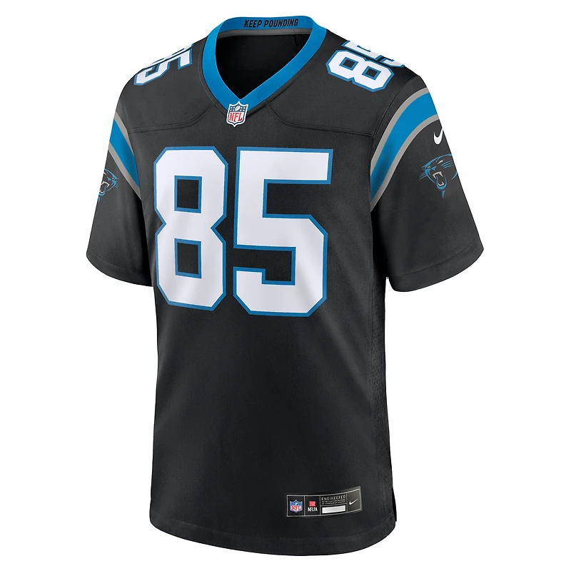 Men's Nike Marquez Stevenson  Black Carolina Panthers Team Game Jersey