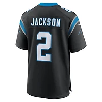 Maillot de match Nike Mike Jackson noir Carolina Panthers pour homme