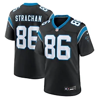 Maillot de match Nike Mike Strachan pour hommes, noir, Carolina Panthers