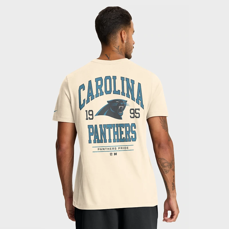 Men's Nike Natural Carolina Panthers Freestyle Essential T-Shirt