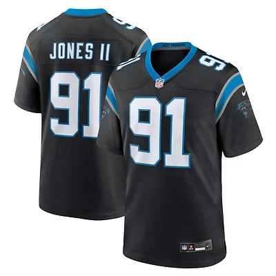Maillot Nike Patrick Jones II noir pour homme des Carolina Panthers