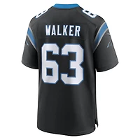Men's Nike Rasheed Walker  Black Carolina Panthers Team Game Jersey