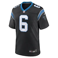 Men's Nike Sam Martin  Black Carolina Panthers Team Game Jersey