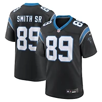 Maillot de match à la retraite Nike Steve Smith Sr. Black Carolina Panthers pour homme