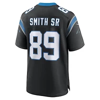 Maillot de match à la retraite Nike Steve Smith Sr. Black Carolina Panthers pour homme