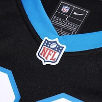 Men's Nike Tershawn Wharton  Black Carolina Panthers Team Game Jersey