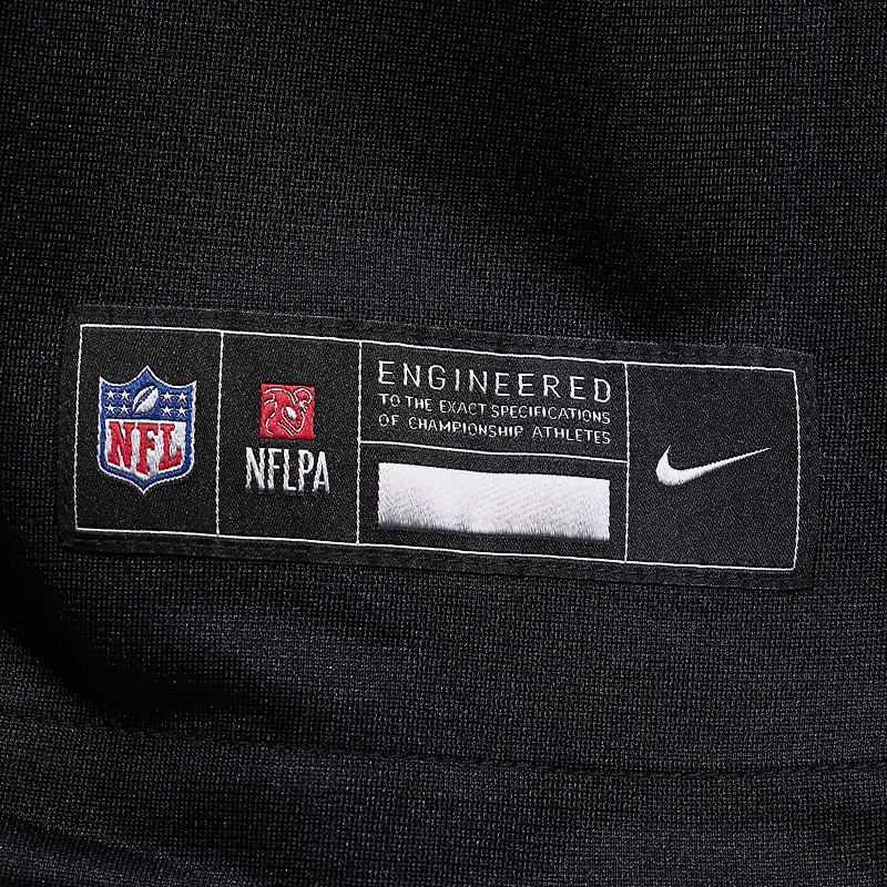 Men's Nike Tershawn Wharton  Black Carolina Panthers Team Game Jersey