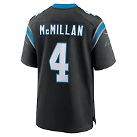 Men's Nike Tetairoa McMillan Black Carolina Panthers 2025 NFL Draft First Round Pick Game Jersey