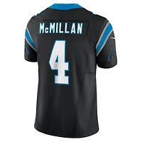 Maillot Nike Vapor F.U.S.E. noir pour homme des Carolina Panthers, édition limitée, Tetairoa McMillan