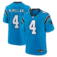 Maillot Nike Tetairoa McMillan bleu pour homme, équipe des Carolina Panthers, match alternatif