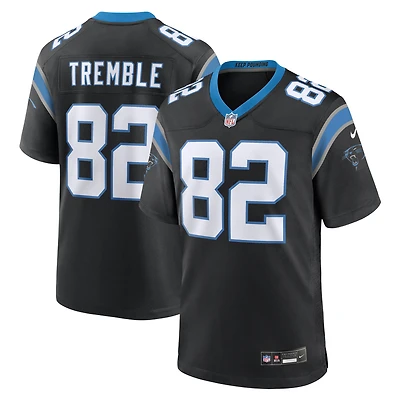 Maillot de match d'équipe Nike Tommy Tremble Black Carolina Panthers pour homme