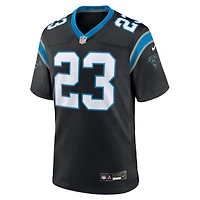 Maillot Nike Trevor Etienne noir pour homme, équipe des Carolina Panthers