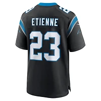 Men's Nike Trevor Etienne  Black Carolina Panthers Team Game Jersey