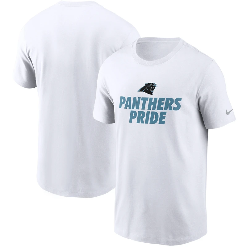 Men's Nike White Carolina Panthers Hometown Collection Pride T-Shirt