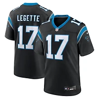 Men's Nike Xavier Legette Black Carolina Panthers Team Game Player Jersey