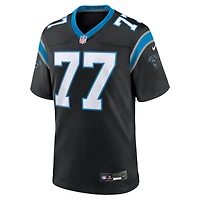 Men's Nike Yosh Nijman  Black Carolina Panthers Game Jersey