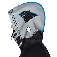 Men's Pro Player Black/Silver Carolina Panthers Helmet Full-Zip Hooded Track Jacket