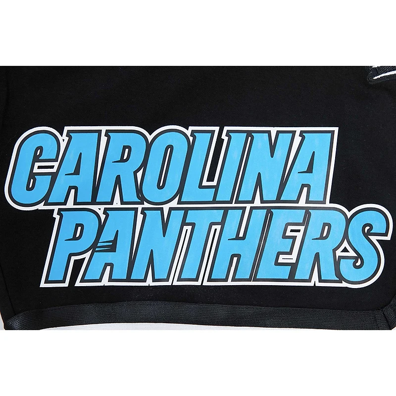 Men's Pro Standard Black Carolina Panthers Classic Chenille Shorts