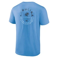 T-shirt pour homme Profile Blue Carolina Panthers Big & Tall Two-Hit Throwback