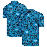 Polo Performance Pua Reyn Spooner des Panthers de la Caroline bleu pour hommes