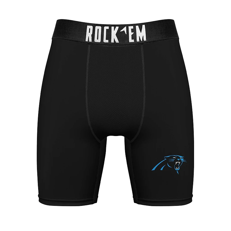 Pack combiné de chaussettes et caleçons boxeurs Carolina Panthers pour hommes Rock Em Socks