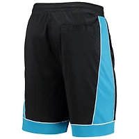 Short mode préféré des fans Panthers de la Caroline Starter noir/bleu pour homme