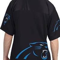 Men's Starter Black/White Carolina Panthers Short Sleeve & Long T-Shirt Combo Pack