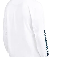 Men's Starter Black/White Carolina Panthers Short Sleeve & Long T-Shirt Combo Pack