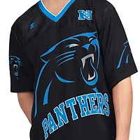 Men's Starter Black/White Carolina Panthers Short Sleeve & Long T-Shirt Combo Pack