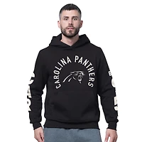 Sweat à capuche en polaire noir pour homme des Carolina Panthers Handoff