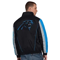 Veste demi-zippée noire pour homme Carolina Panthers Thursday Night Gridiron