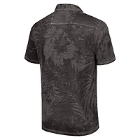 Men's Tommy Bahama Gray Carolina Panthers Sport Santiago Paradise Polo