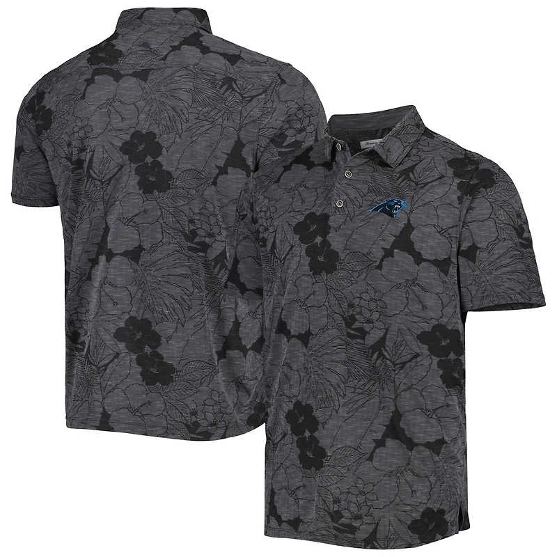 Polo Tommy Bahama Blue Carolina Panthers Miramar Blooms pour homme