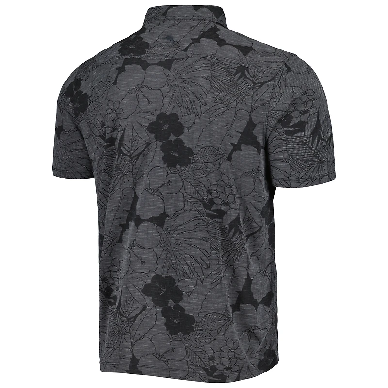 Men's Tommy Bahama Blue Carolina Panthers Miramar Blooms Polo