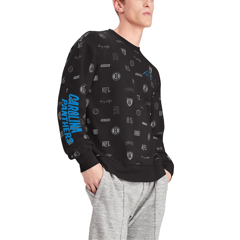 Sweat Tommy Hilfiger Black Carolina Panthers Reid Graphic pour homme