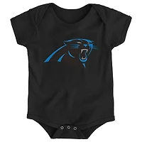 Body noir avec logo de l'équipe des Panthers la Caroline pour nouveau-né et bébé