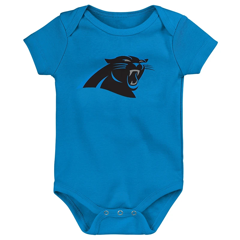 Newborn & Infant Carolina Panthers Team Starter 3-Pack Bodysuit Set