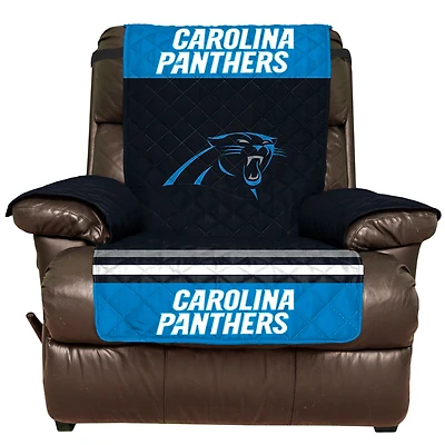 Protecteur de fauteuil inclinable réversible 65 po x 80 po Pegasus Carolina Panthers