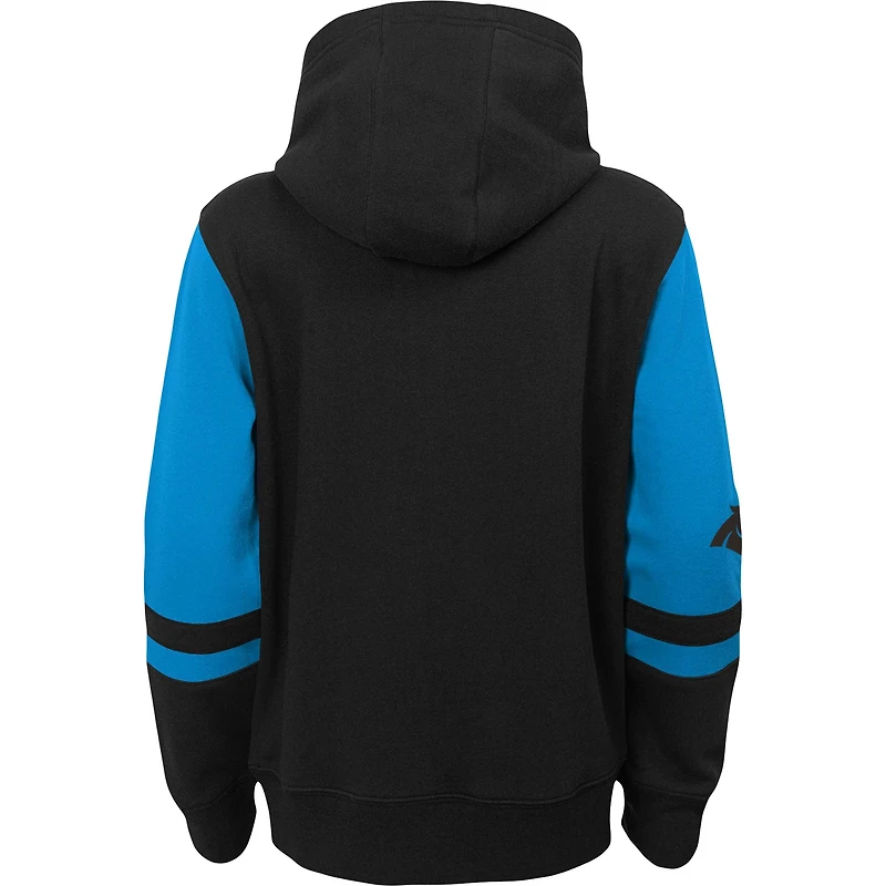 Préscolaire Noir Carolina Panthers Stadium Colour Block Full-Zip Hoodie