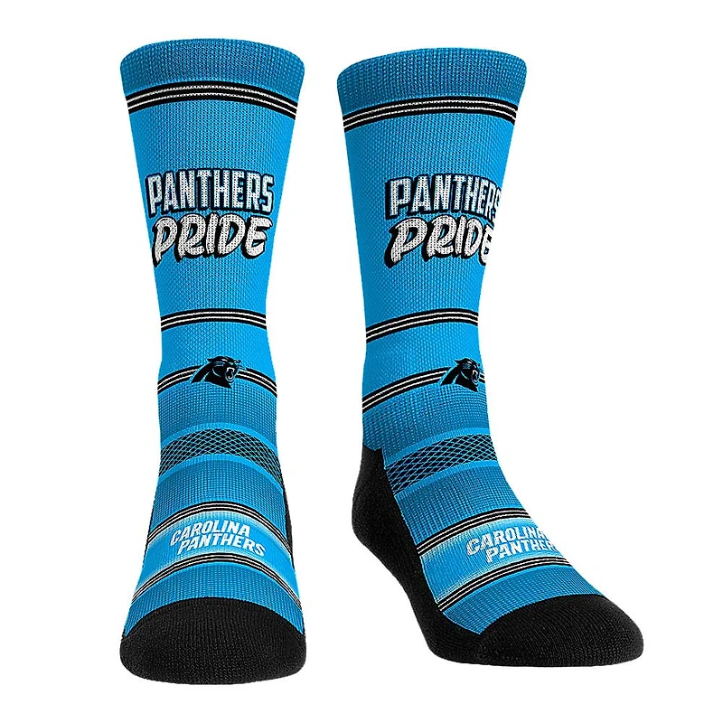 Rock Em Socks Carolina Panthers Team Slogan Crew