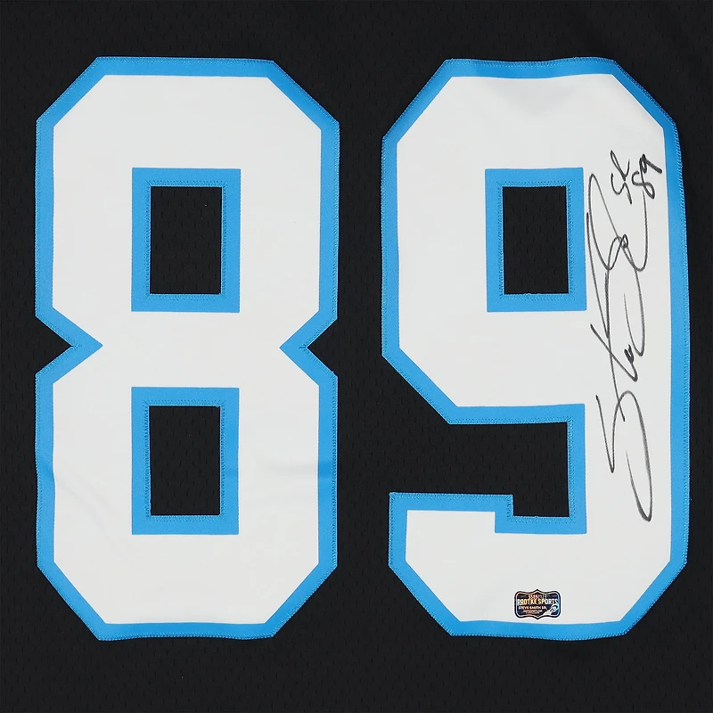 Steve Smith Carolina Panthers Autographed Black Mitchell & Ness 2003 Legacy Jersey