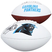 Steve Smith Carolina Panthers Autographed Franklin White Panel Football