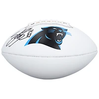 Ballon de football américain Franklin White Panel autographié par Steve Smith, des Panthers de la Caroline.